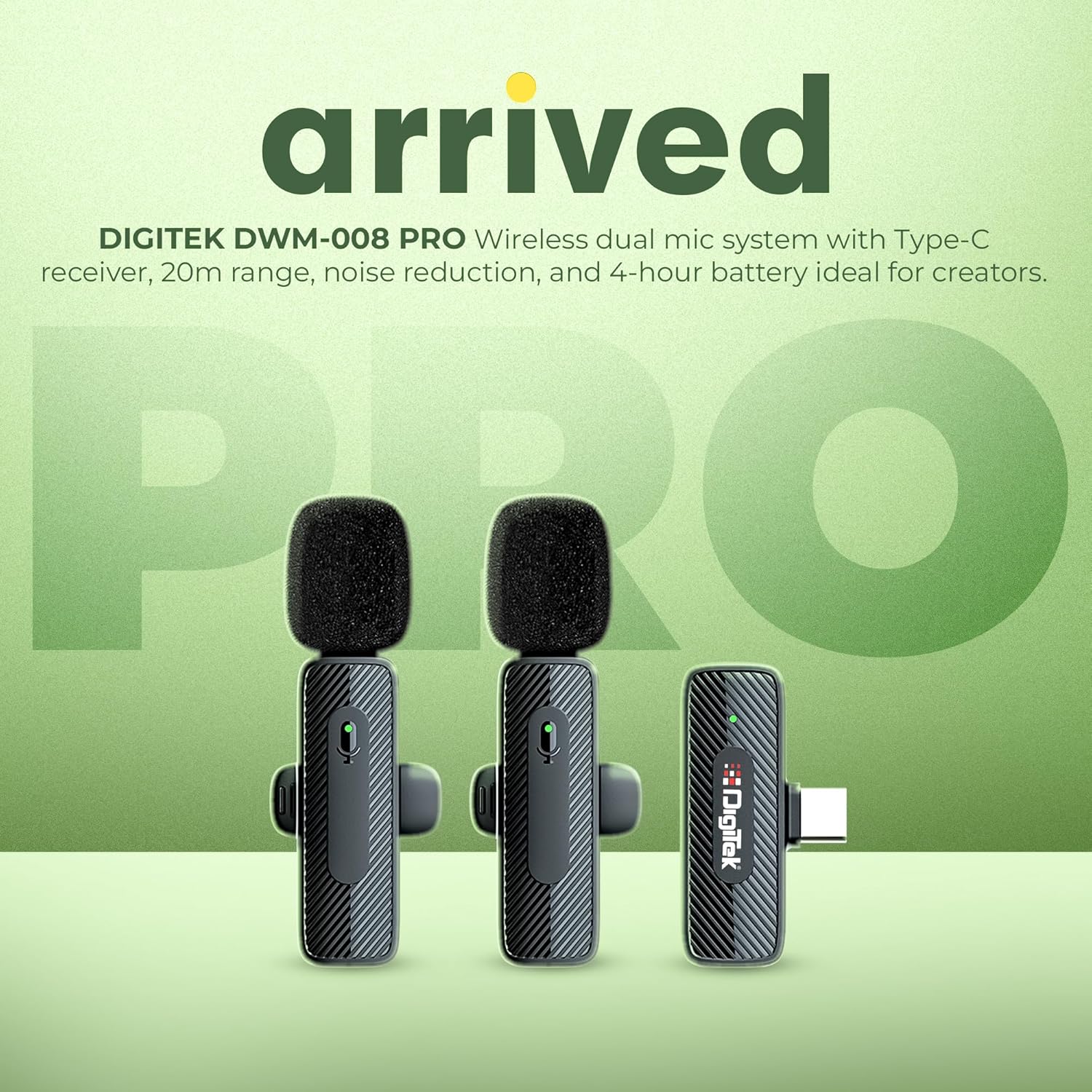 Digitek (DWM-008 PRO Wireless Microphone & Receiver