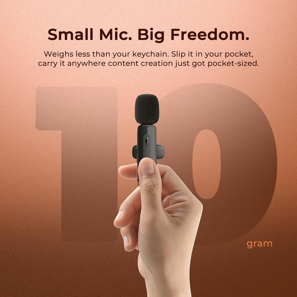 Digitek (DWM-007 PRO Wireless Microphone 2402-2480 MHz & Receiver with Lightning Connector