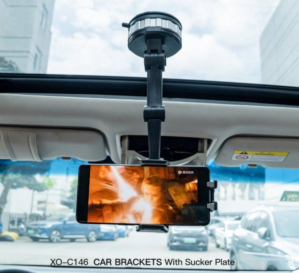 Xo Car Holder C146 Gravity With Suction Cup Black