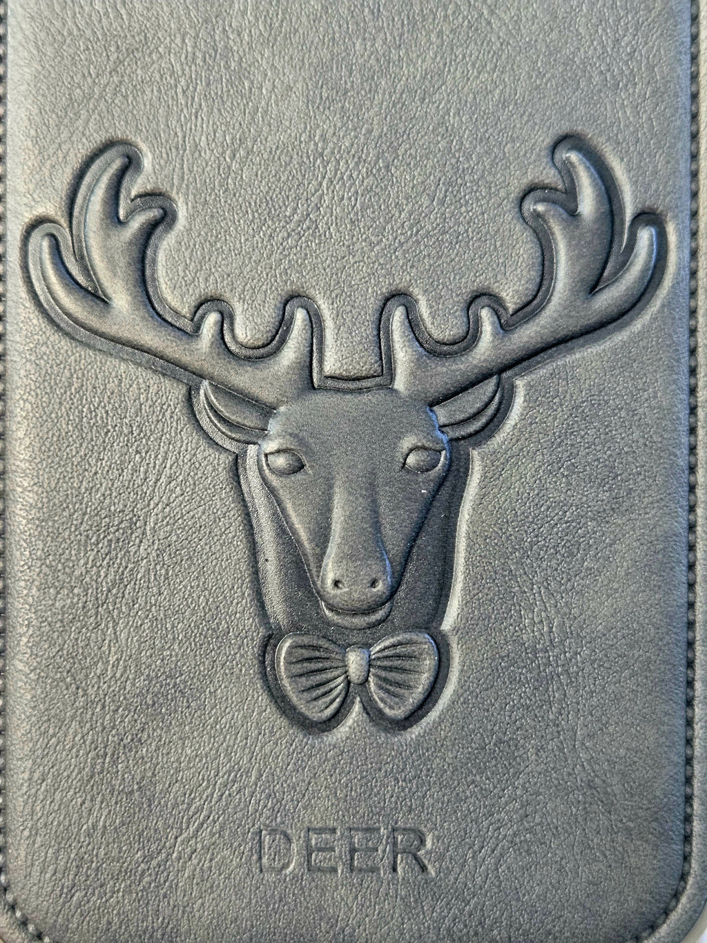 Deer Designer Leather Finish Mobile Cover
