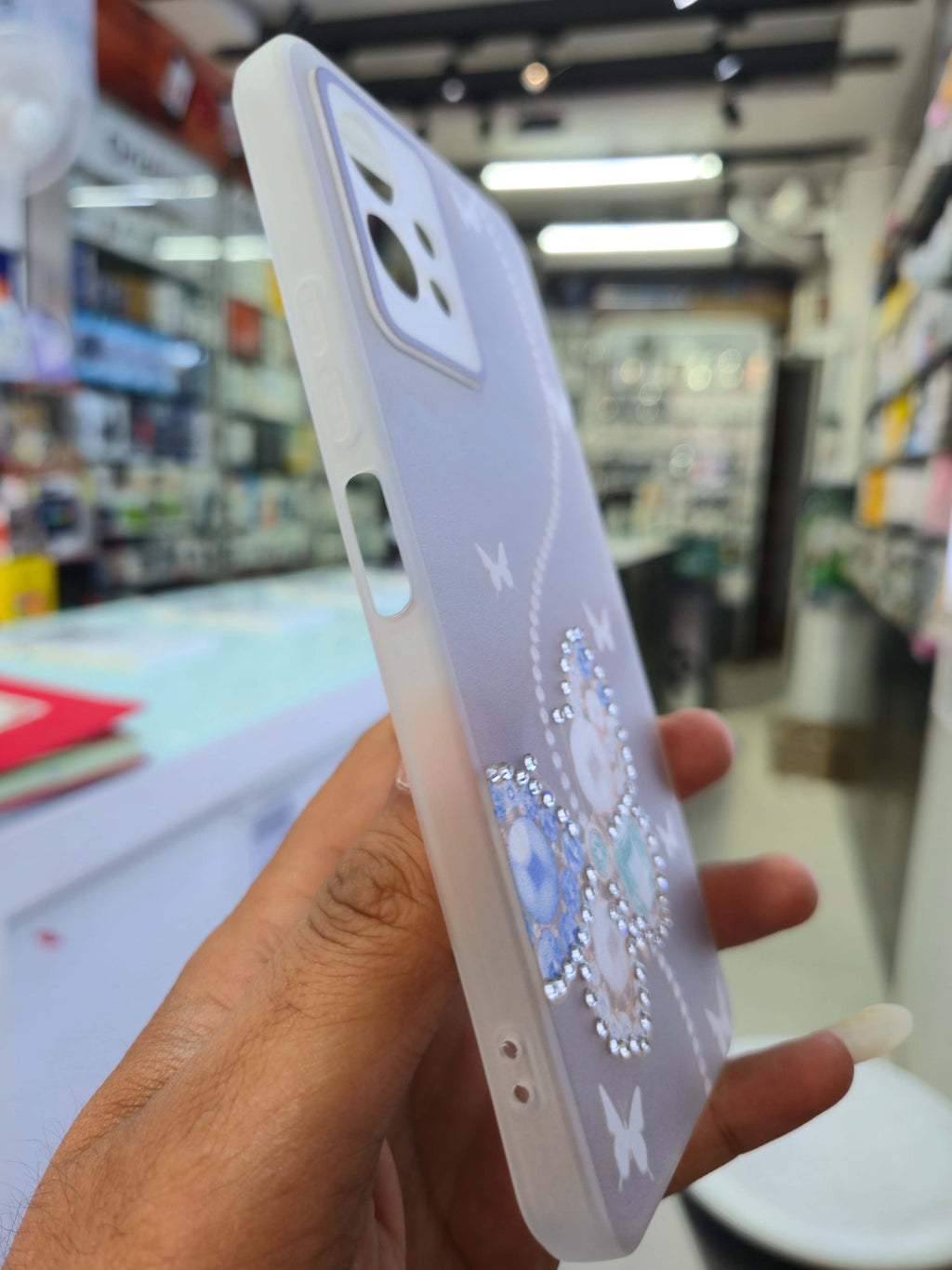 Butterfly Diamond Case Cover (Vivo)
