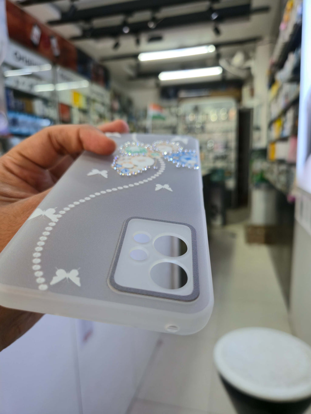 Butterfly Diamond Case Cover (Vivo)