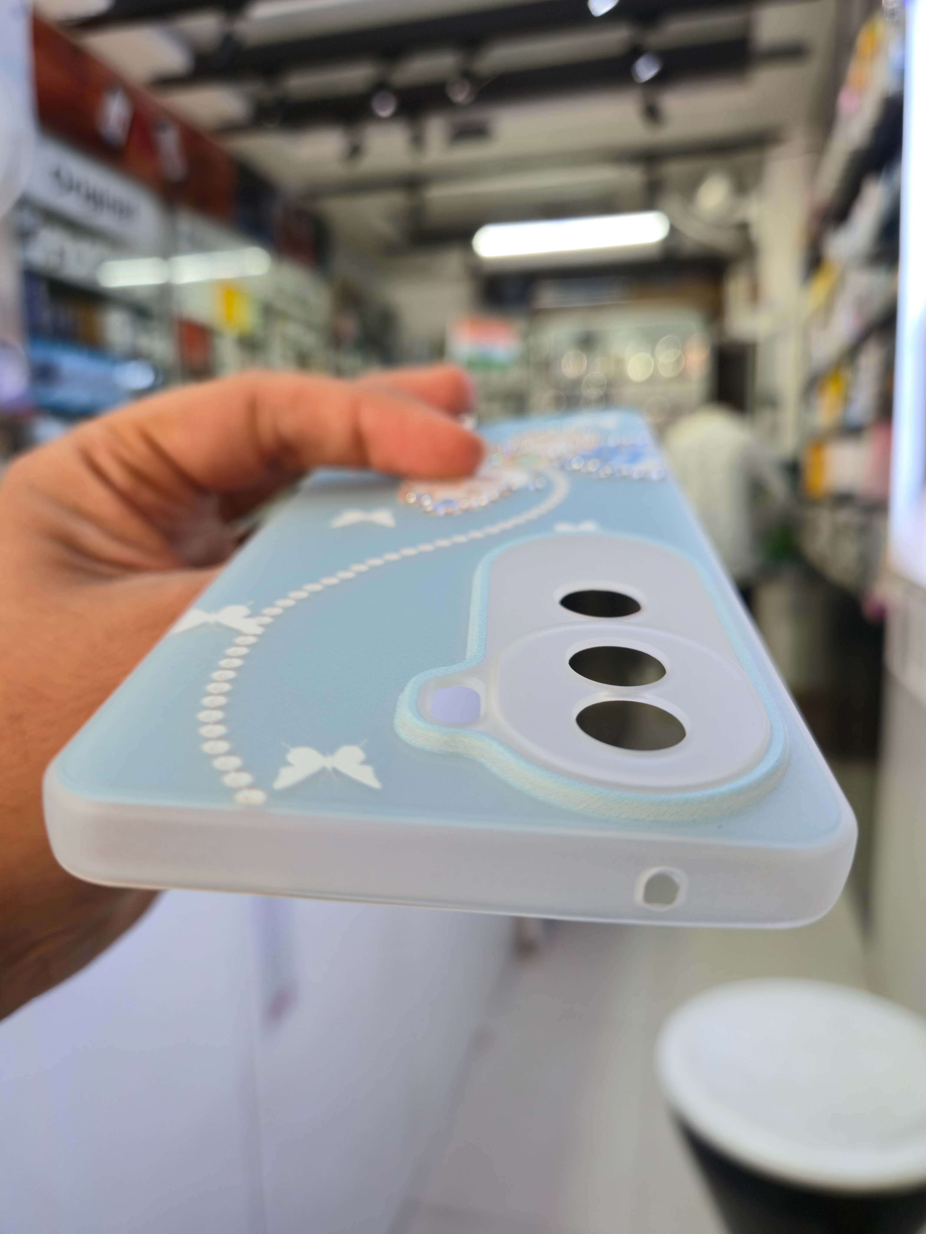 Butterfly Diamond Case Cover (Vivo)