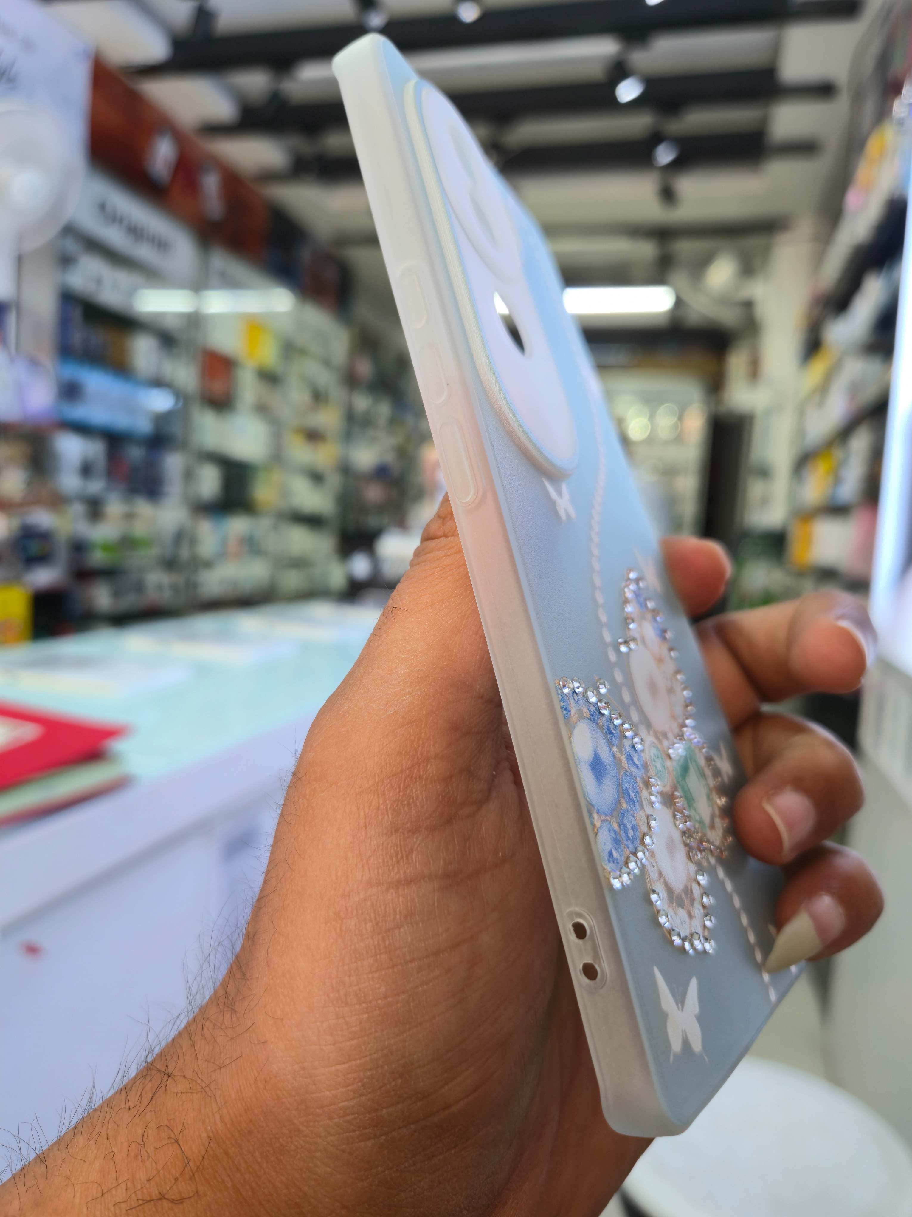Butterfly Diamond Case Cover (Vivo)