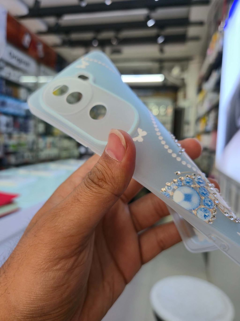 Butterfly Diamond Case Cover (Vivo)
