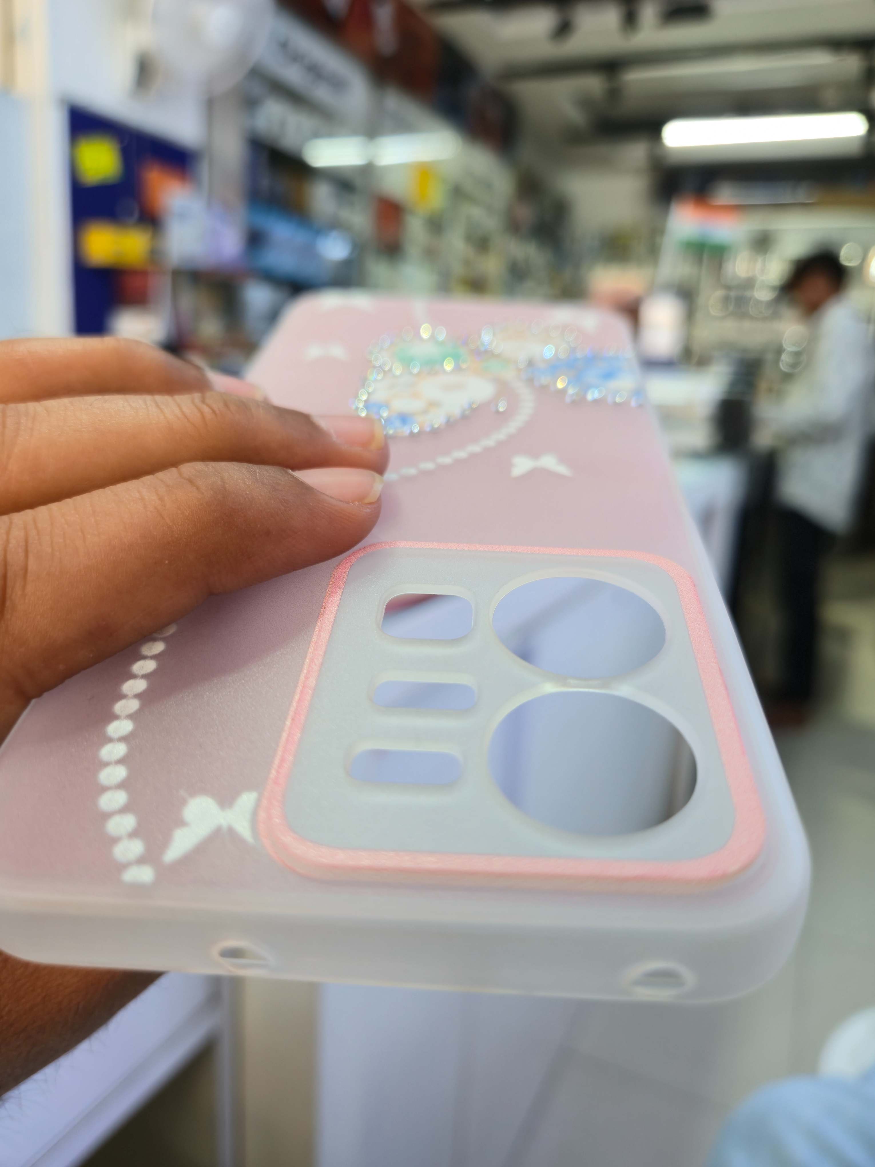 Butterfly Diamond Case Cover (Vivo)