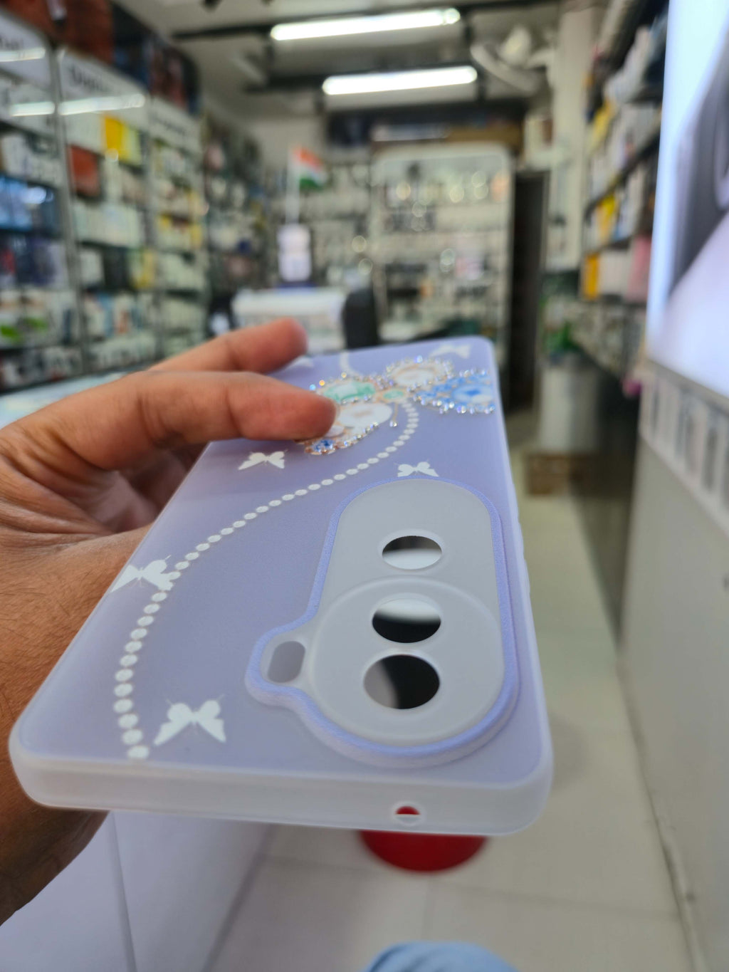 Butterfly Diamond Case Cover (Vivo)