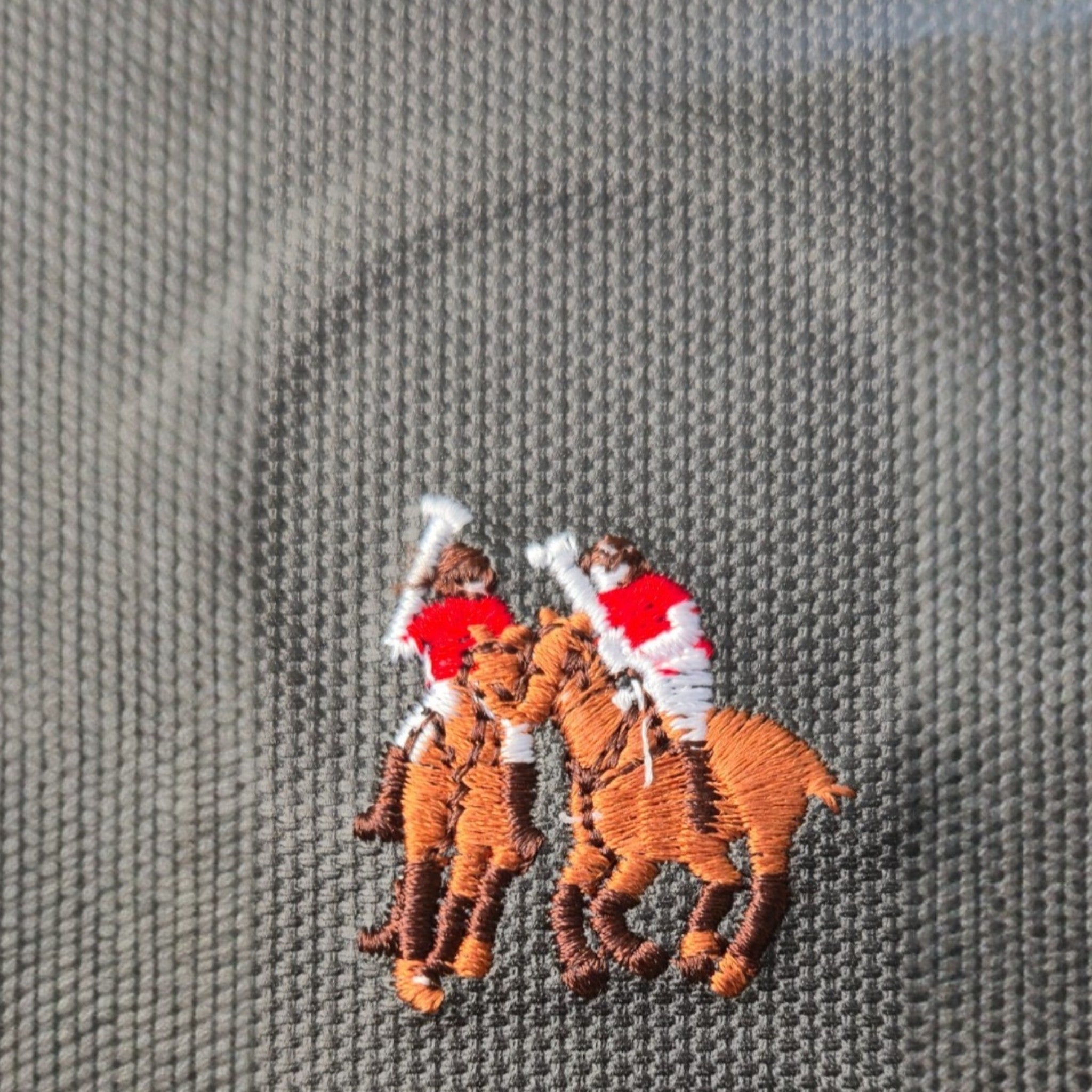 Santa Barbaro Polo & Racquet Club Premium Embroidered Fabric Texture Case