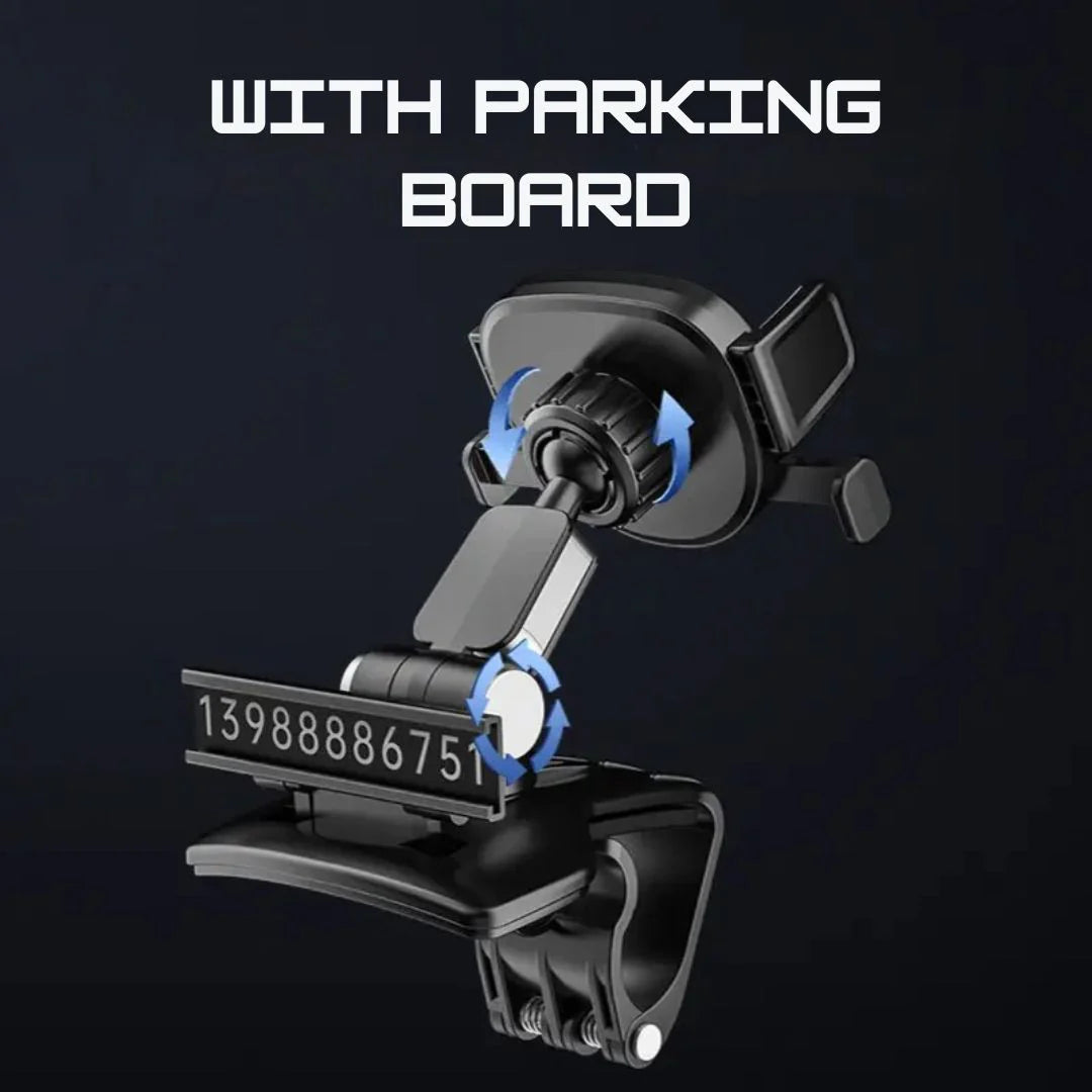 ModishOmbre® Speedometer Magnetic Car Phone Holder | Dual Support & Strong Suction