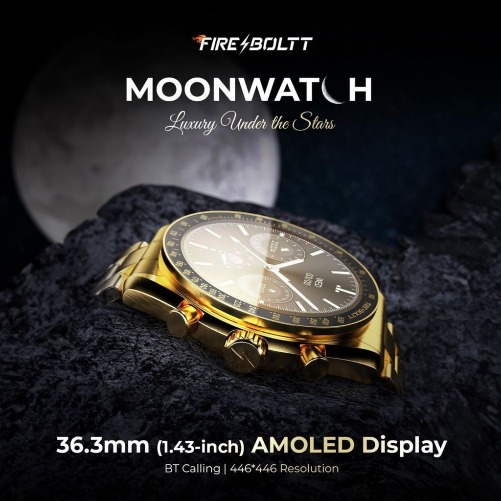 Fire-Boltt Spacewatch 36.3mm (1.43 inch) Amoled Display Smartwatch