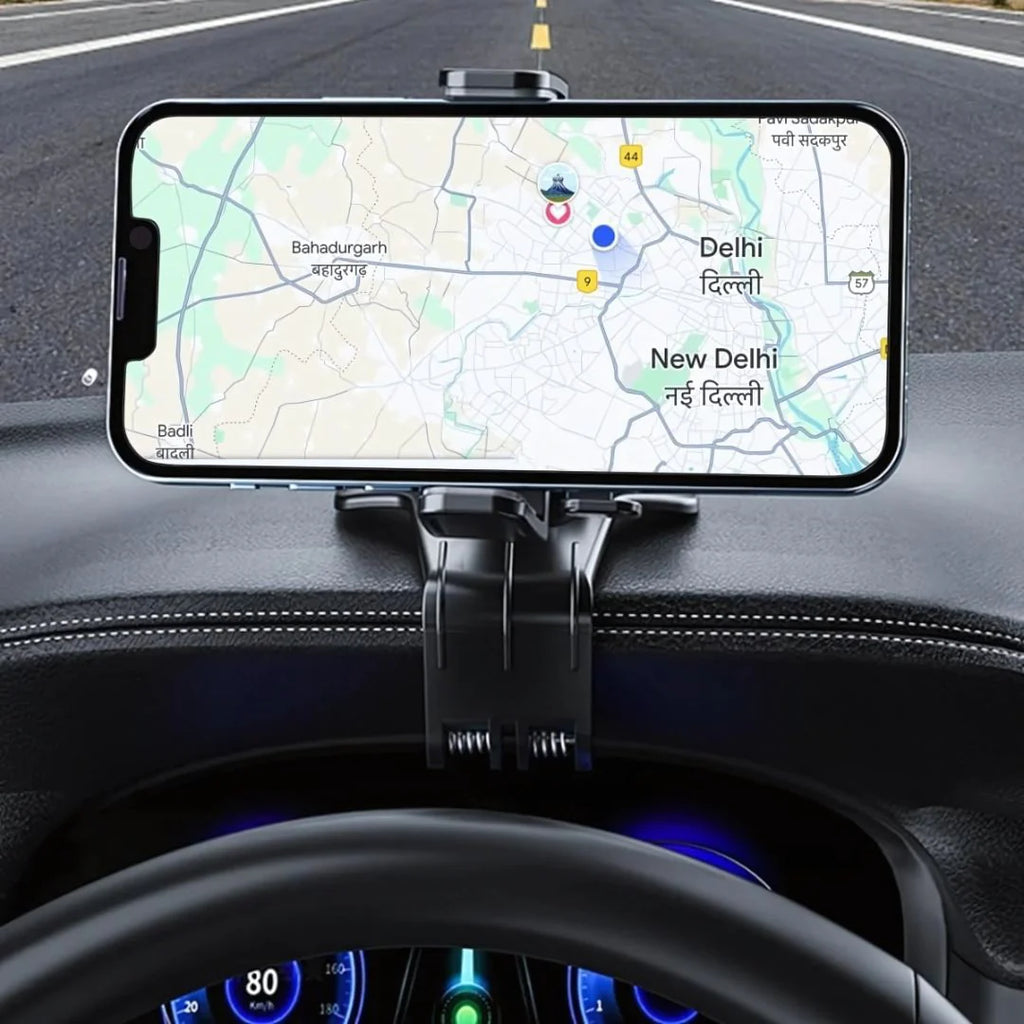 ModishOmbre® Speedometer Magnetic Car Phone Holder | Dual Support & Strong Suction