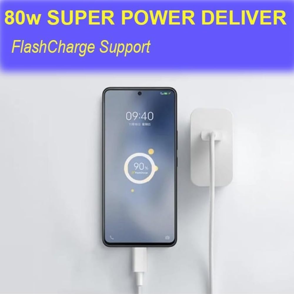 Vivo 80W Original FlashCharge Charger