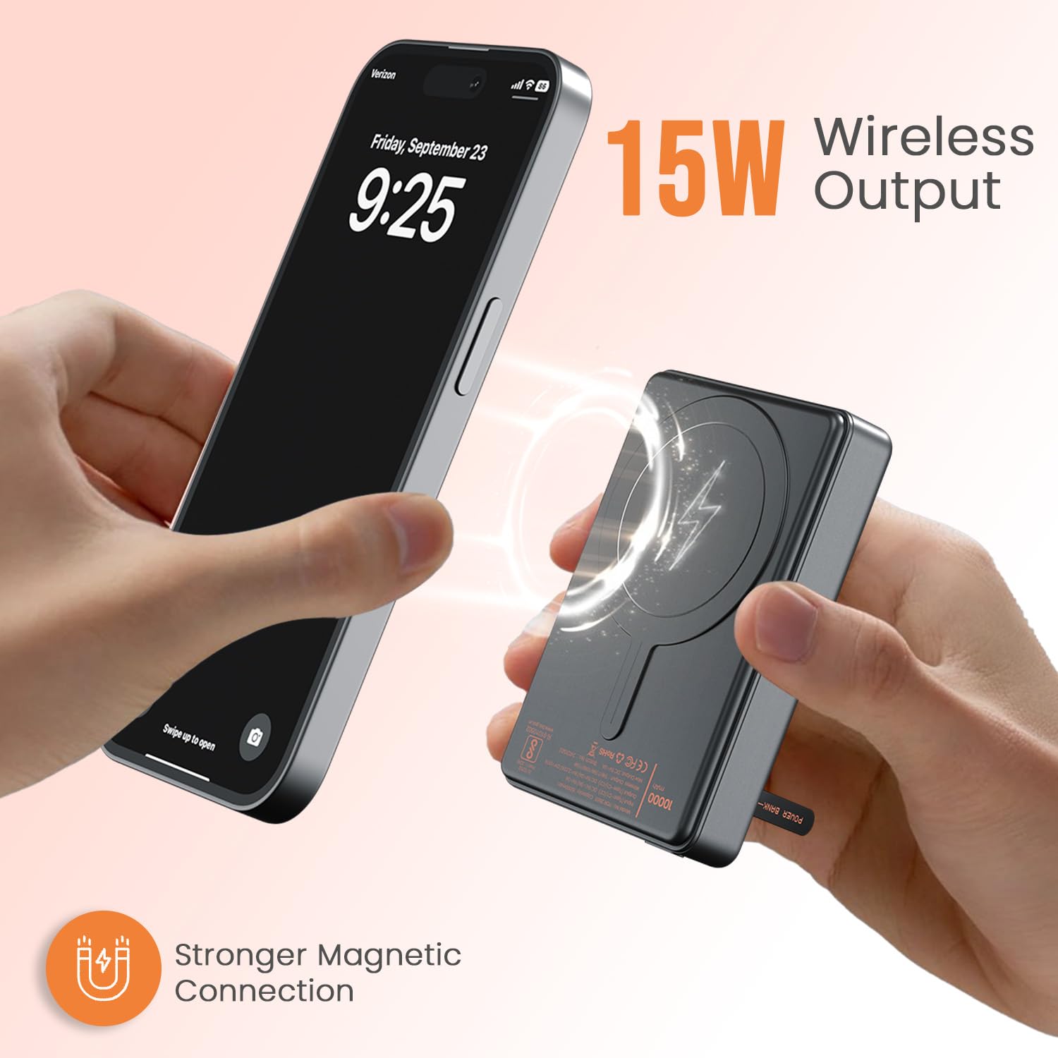 Portronics Chyro 10000mAh 15W Magnetic Wireless Fast Charging