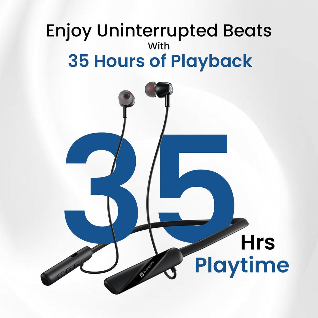 Portronics Harmonics Z10 in Ear Bluetooth black