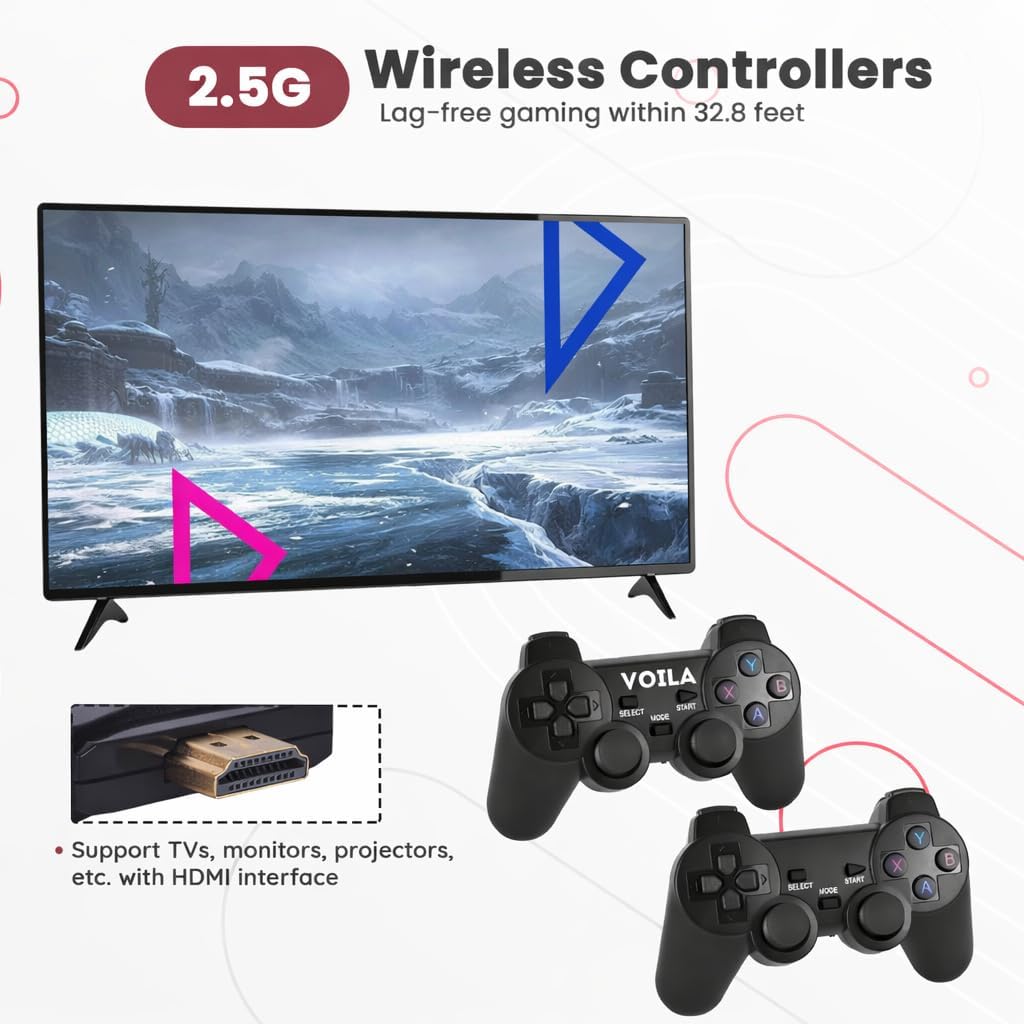 Retro M33 Gaming Console, Video Game Console For Tv, Gaming Controller