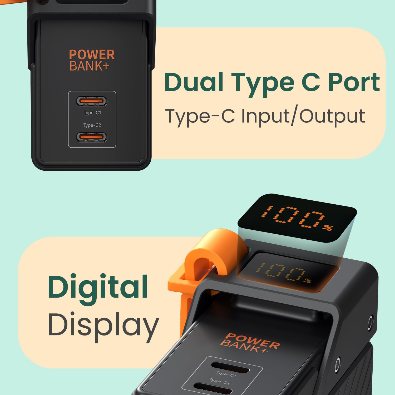 Portronics 65W Halley 20K 20000mAh Fast Charging Powerbank