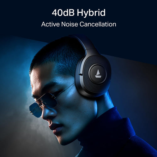 Boat Rockerz 550 + psyche Black Headphone