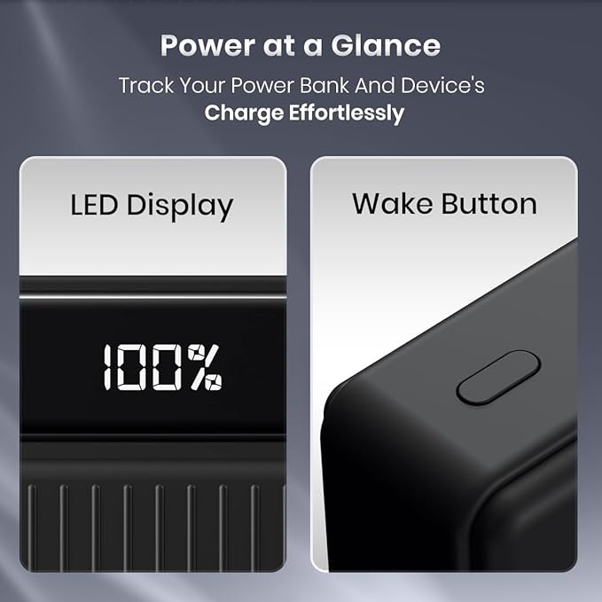 Portronics Luxcell Bind Mini 20k 20000mAh Powerbank with 22.5W