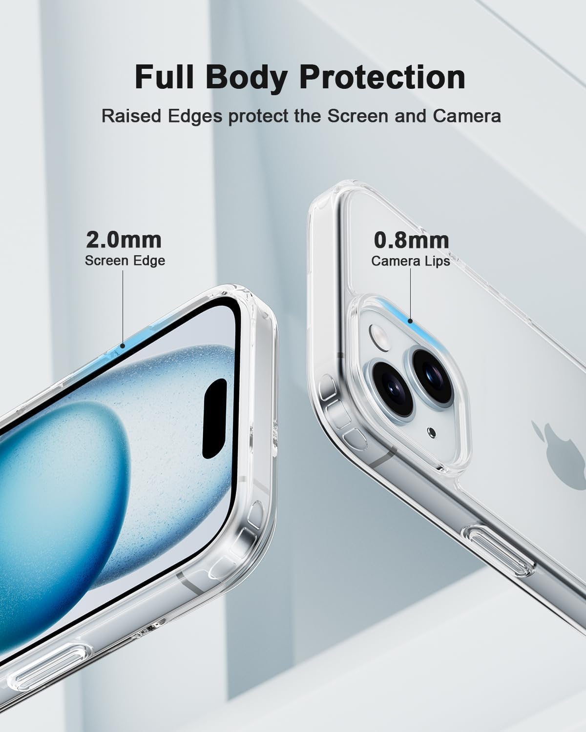 Hard Crystal Clear TPU Back Case Shockproof Transparent Cover