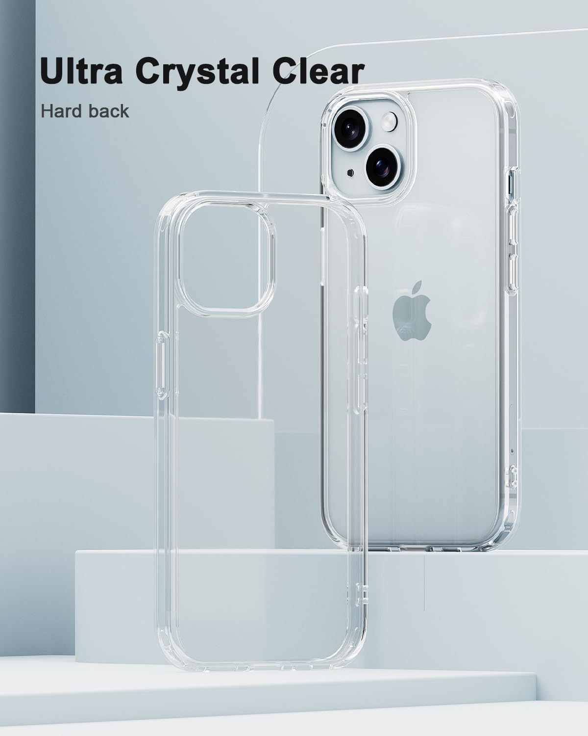Hard Crystal Clear TPU Back Case Shockproof Transparent Cover