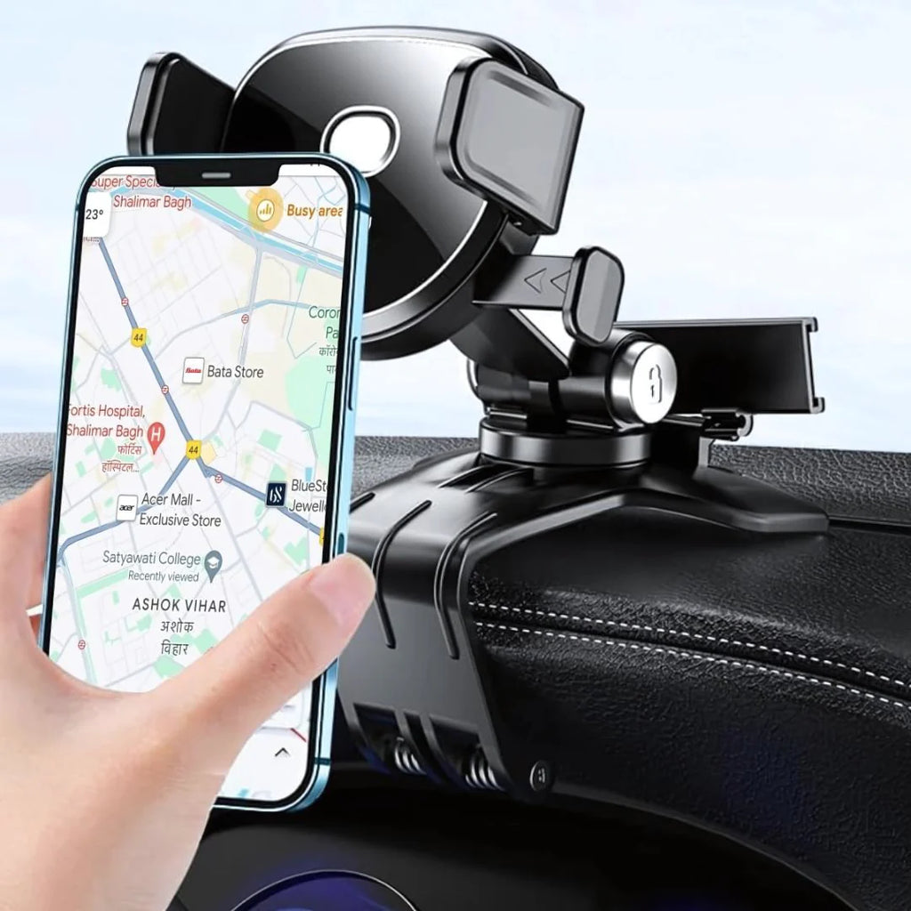 ModishOmbre® Speedometer Magnetic Car Phone Holder | Dual Support & Strong Suction