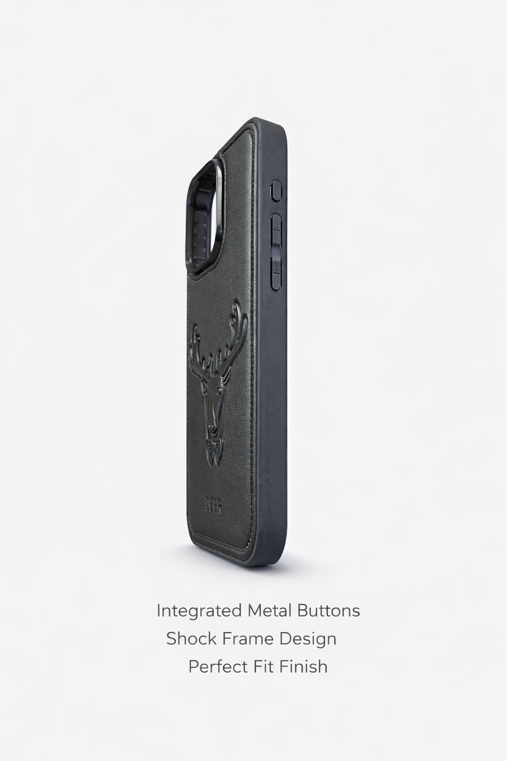 Deer Designer Leather Finish Mobile Cover