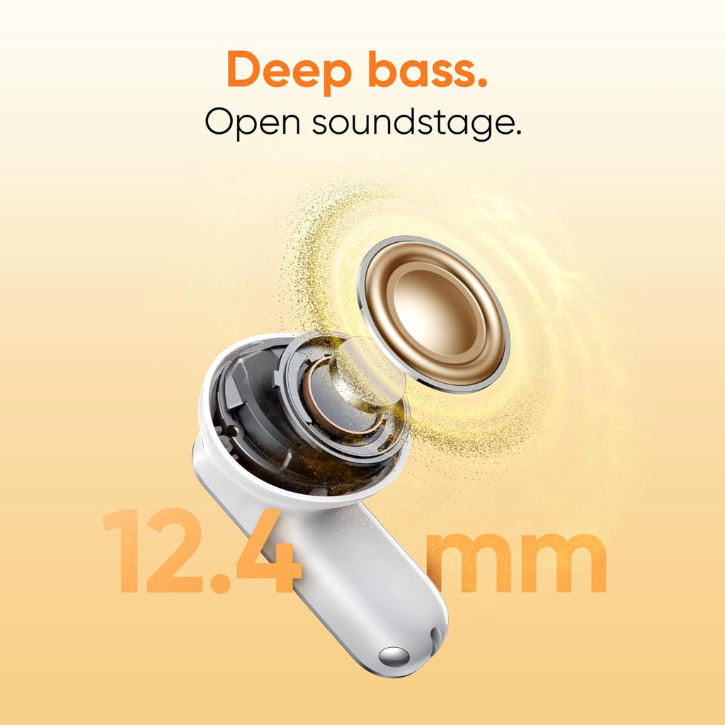 realme Buds T500 Pro TWS Earbuds with 12.4mm Drivers, Upto 50dB ANC