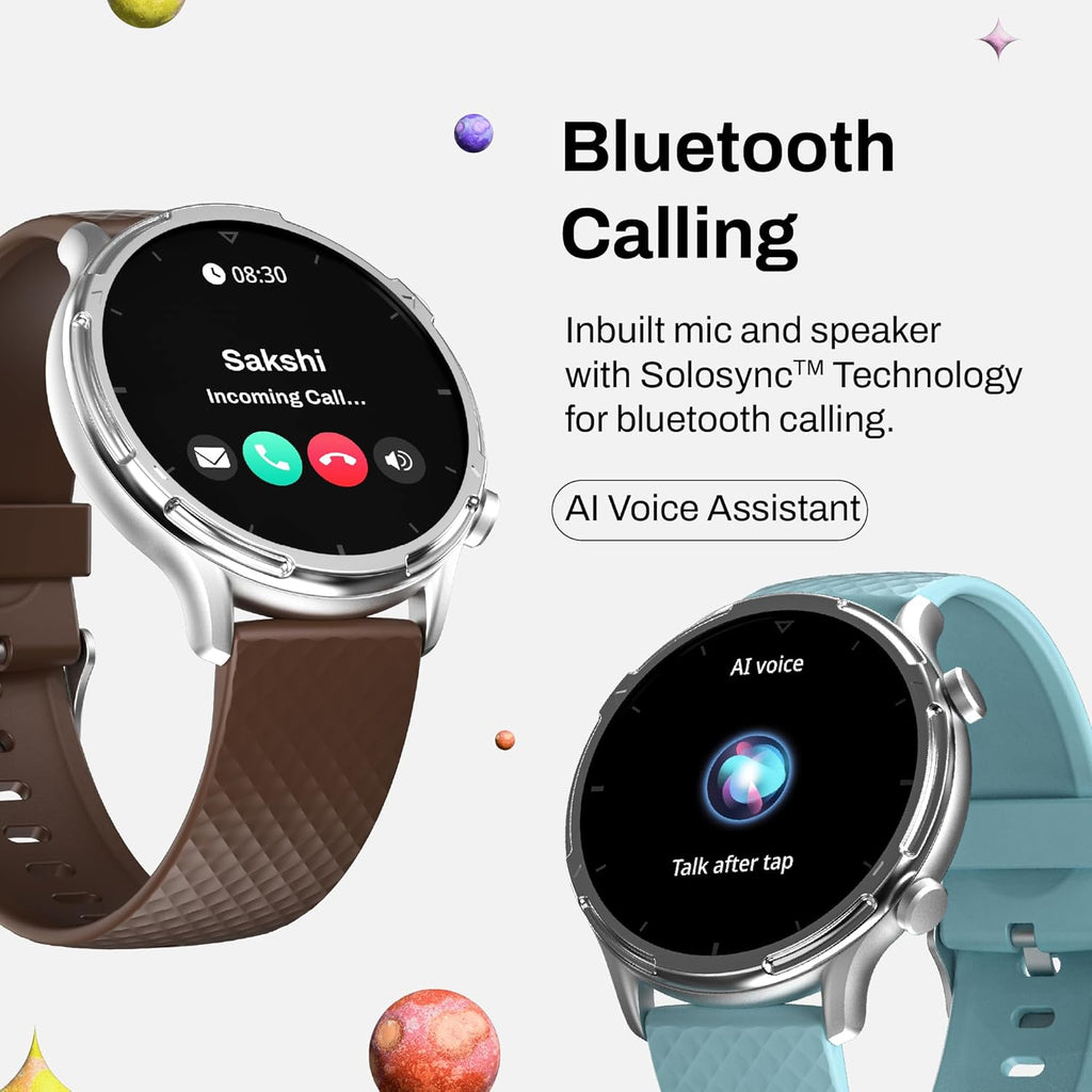 Fitshot 1.32" Round CosmicDisplay 360 * 360 High Resolution with BT Calling Smartwatch