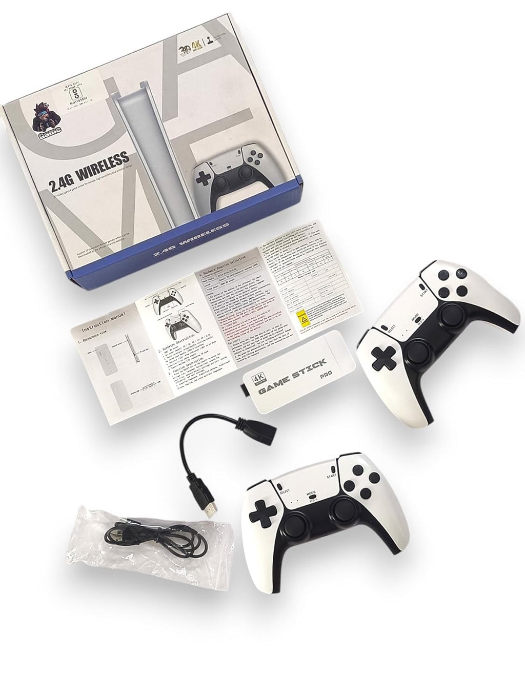 Retro 4K Game Stick Console, Retro Play Game