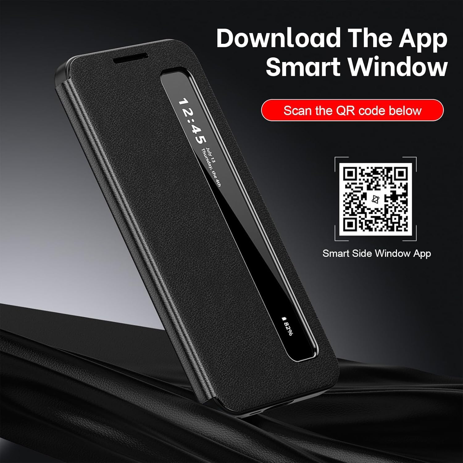 Flip Case Cover for Samsung Galaxy S26 Ultra 5G with Smart-View Feature