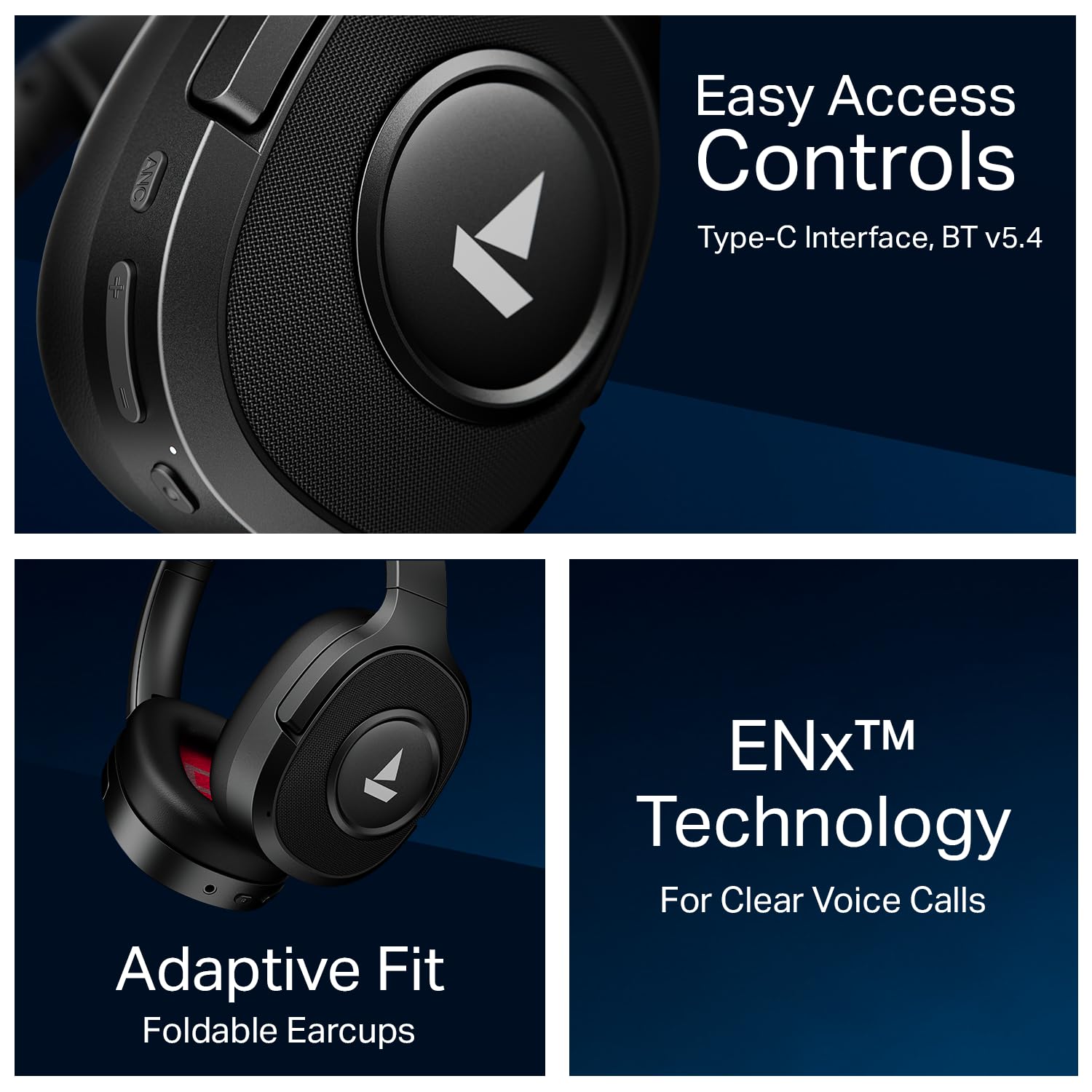 Boat Rockerz 550 + Black Headphone