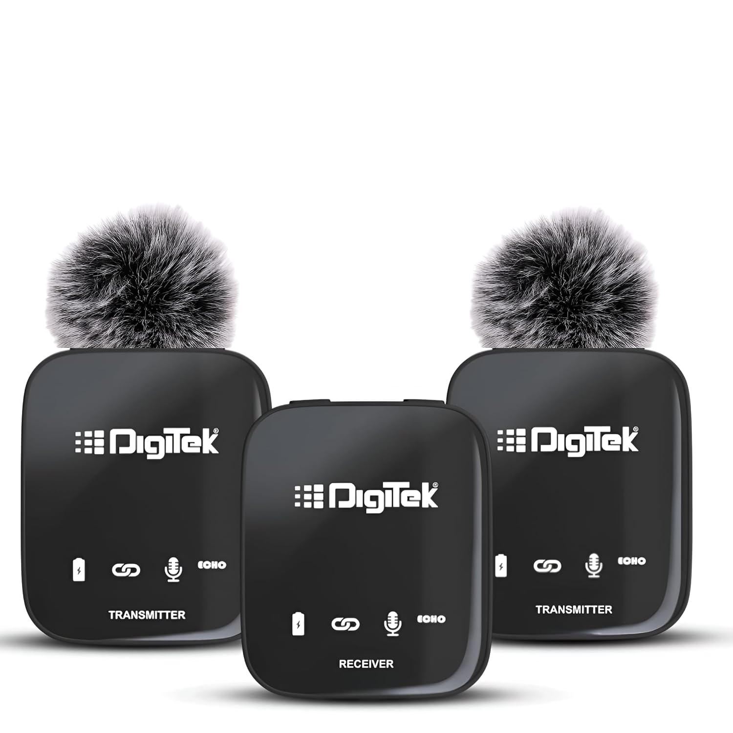 2-in 1 Digitek DWM 101 Pro Wireless Microphone System with ANC Noise Reduction