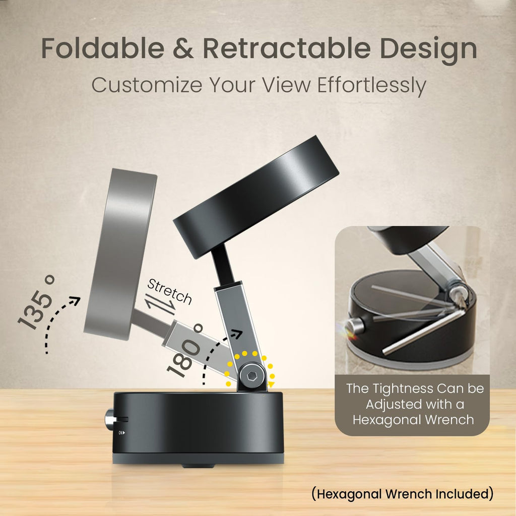 Portronics Hold X Magnetic Vacuum Suction Mobile Holder,