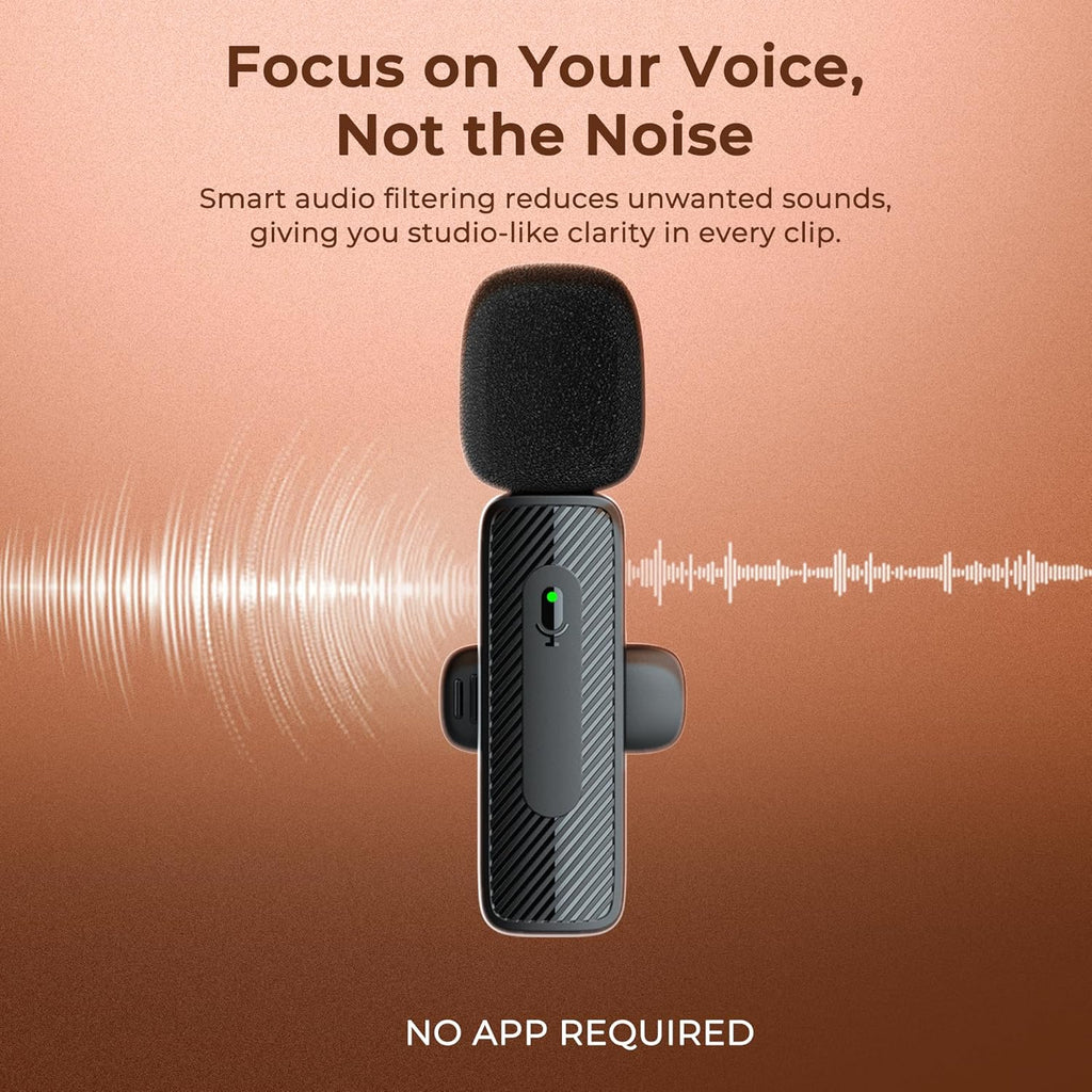 Digitek (DWM-007 PRO Wireless Microphone 2402-2480 MHz & Receiver with Lightning Connector