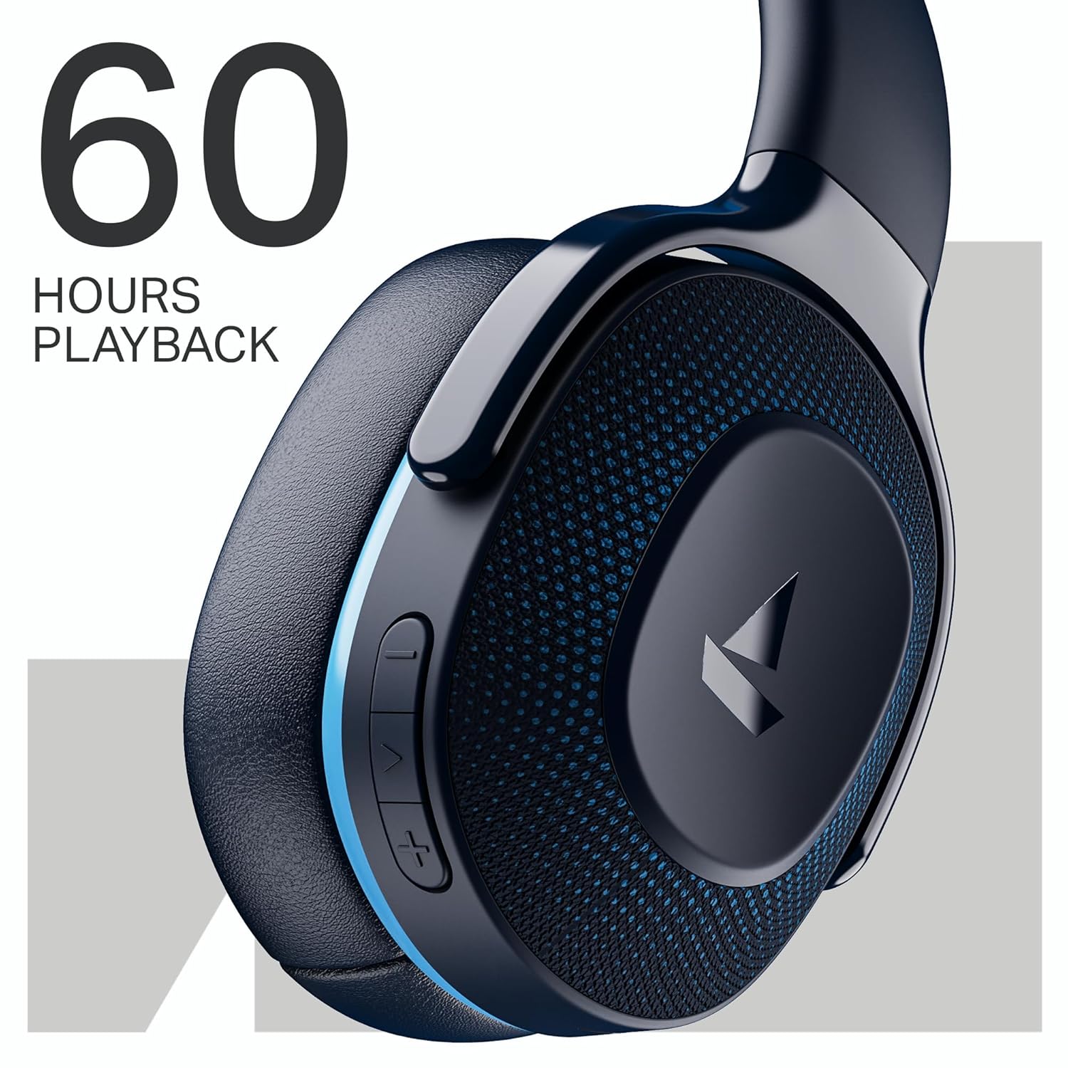 Boat Rockerz 413 Blue Headphone