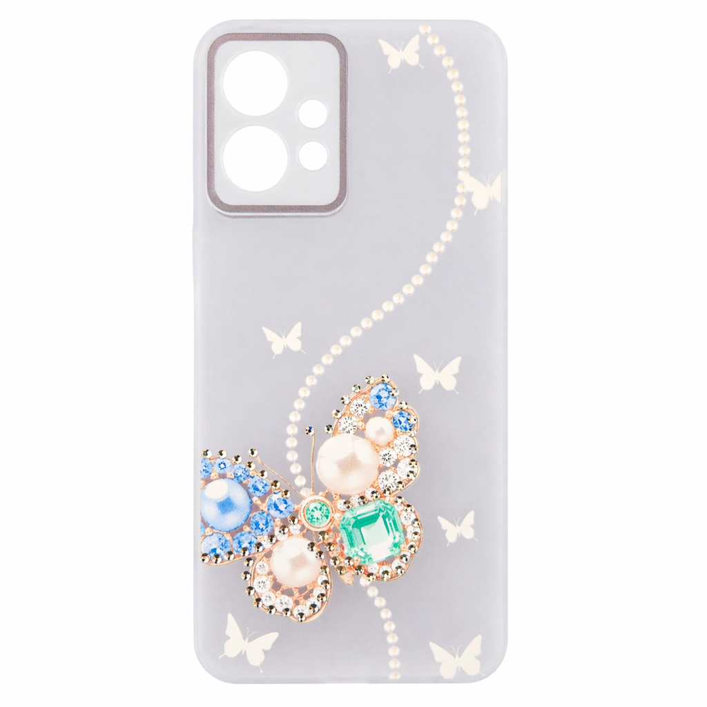 Butterfly Diamond Case Cover (Vivo)