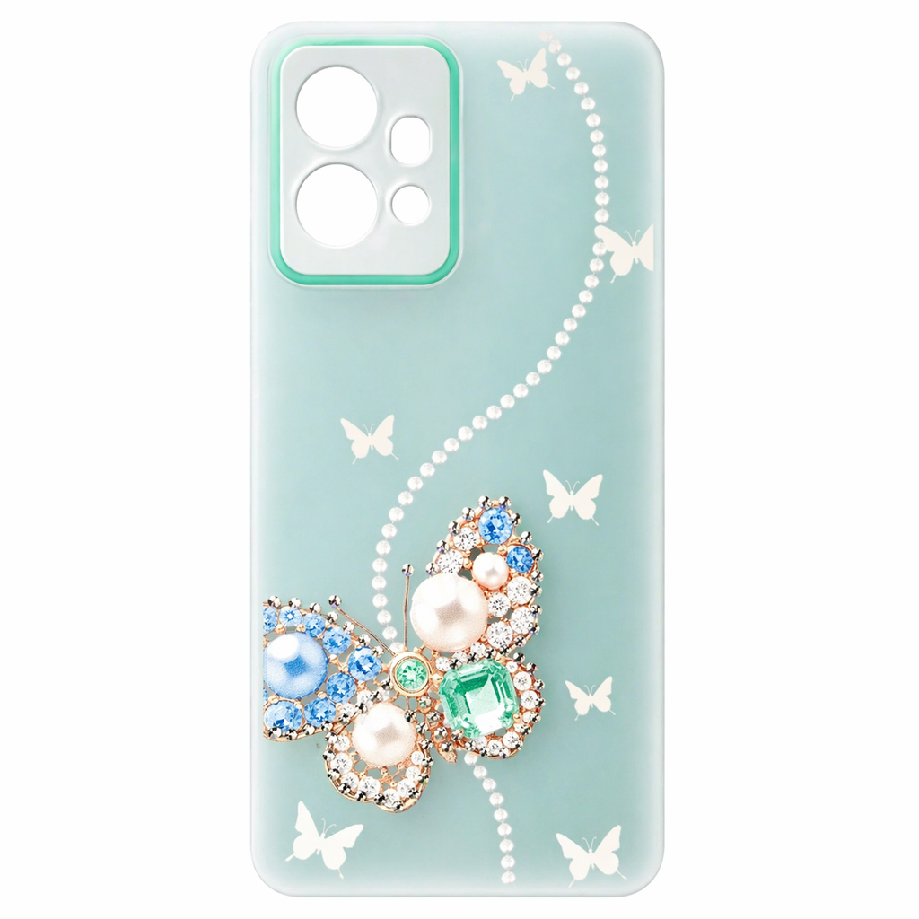 Butterfly Diamond Case Cover (Vivo)
