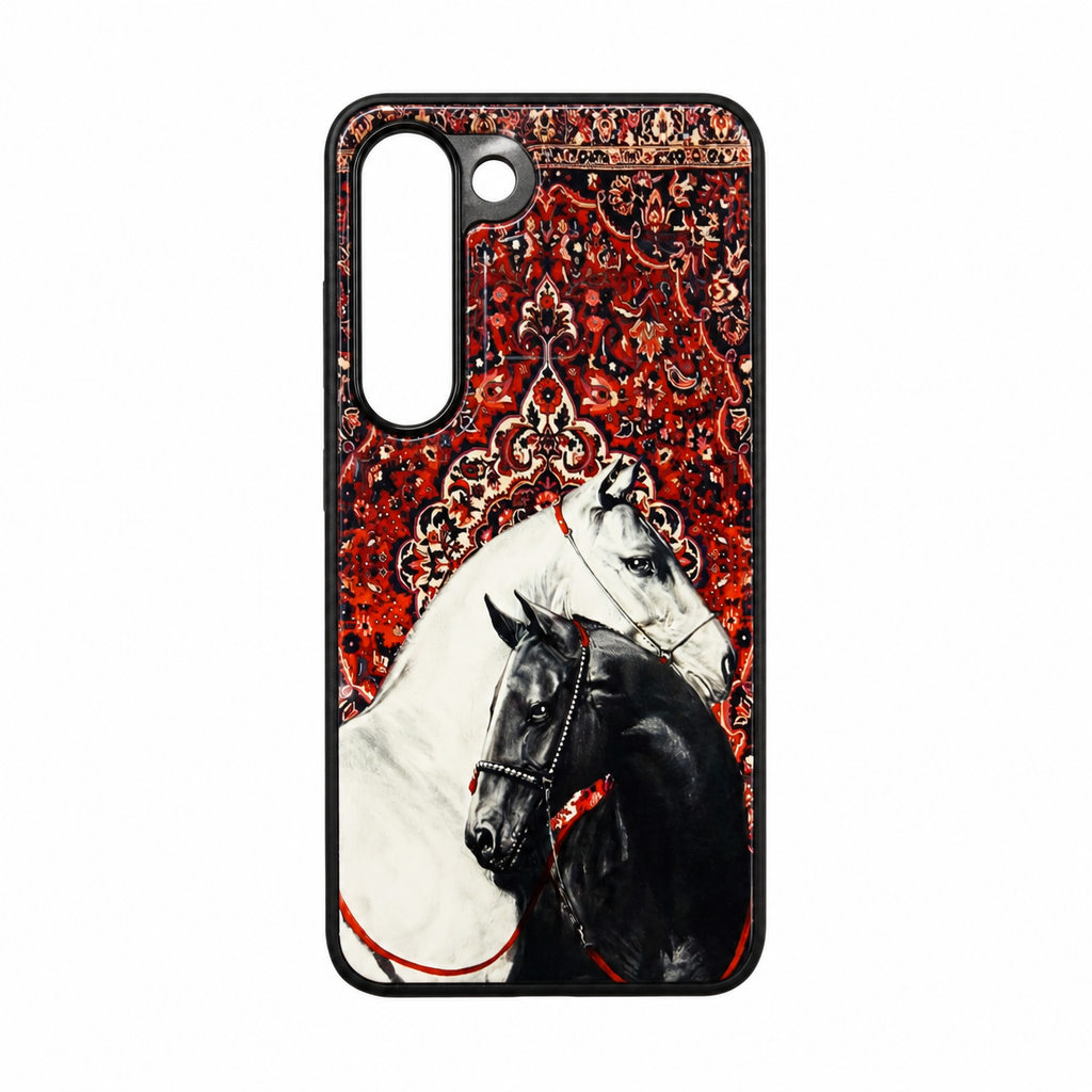Premium Glossy Horse Art Printed Hard Back Case – Scratch Resistant| Protective Cover