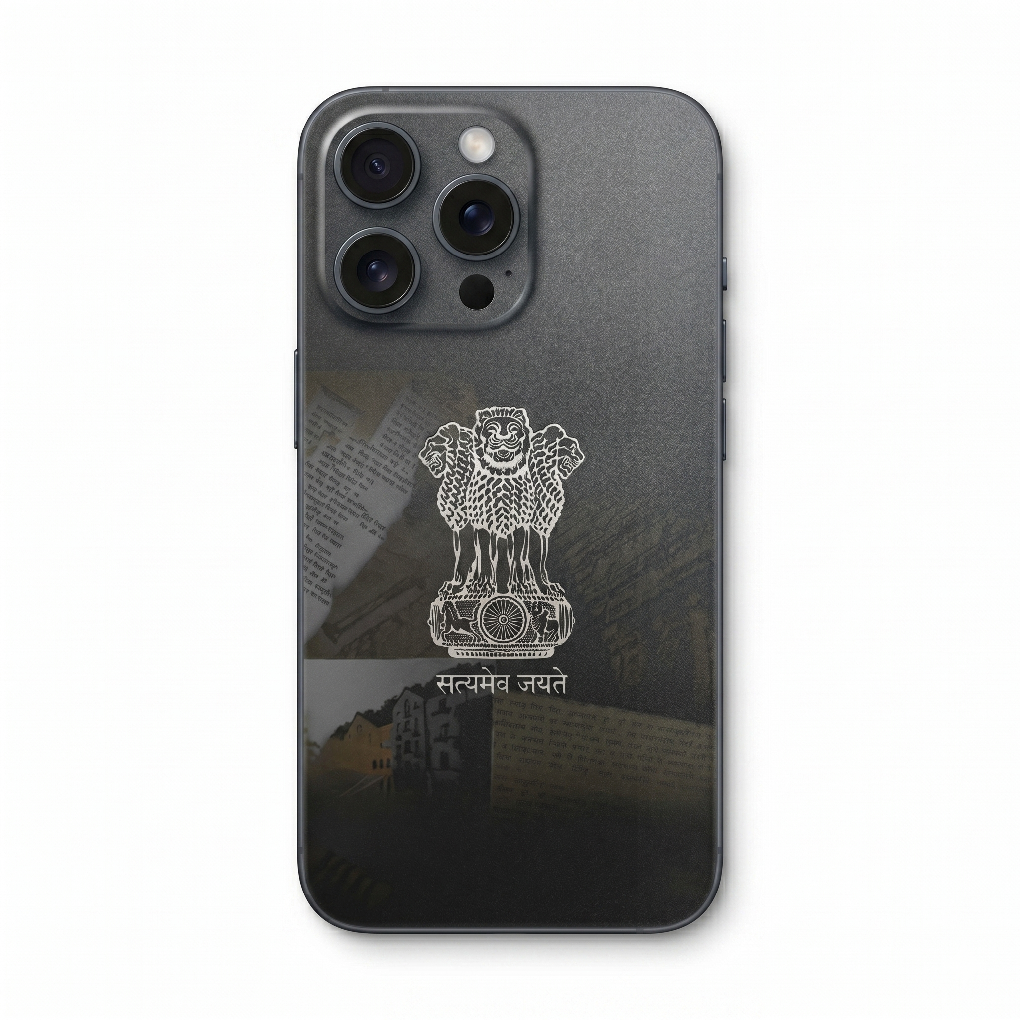 Premium Ashoka Emblem Matte