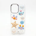 Ocean Theme 3D Cute Back Cover (Transparent)