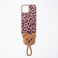Cute Teddy Leopard Print Back Cover (Brown)