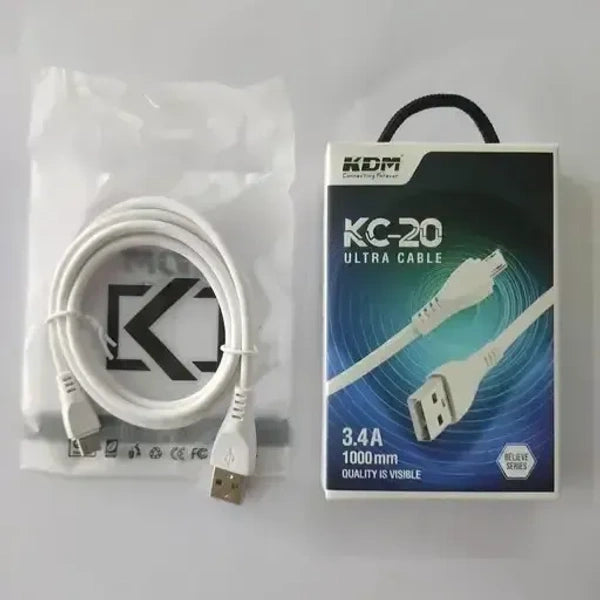 KDM Micro USB Cable 2M KC-20 Ultra