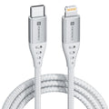 Portronics Konnect L1 20W Type C to 8 Pin Quick Charging Cable with Nylon Braided