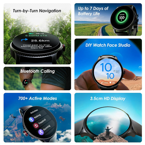 Boat Lunar Discovery 1.39" (3.5 cm) HD Display, Turn-by-Turn Navigation