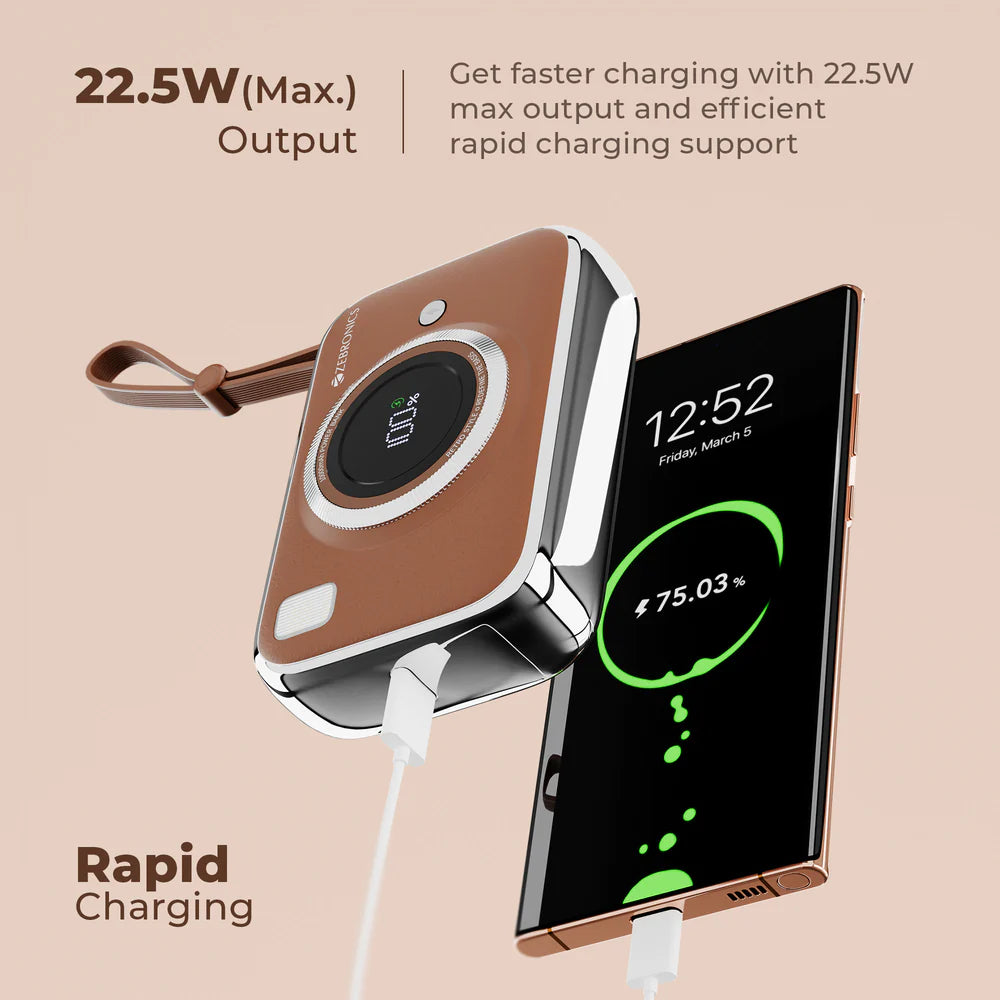 ZEBRONICS Zeb EnergiTank 10R5 Power Bank