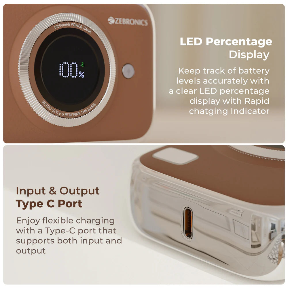 ZEBRONICS Zeb EnergiTank 10R5 Power Bank