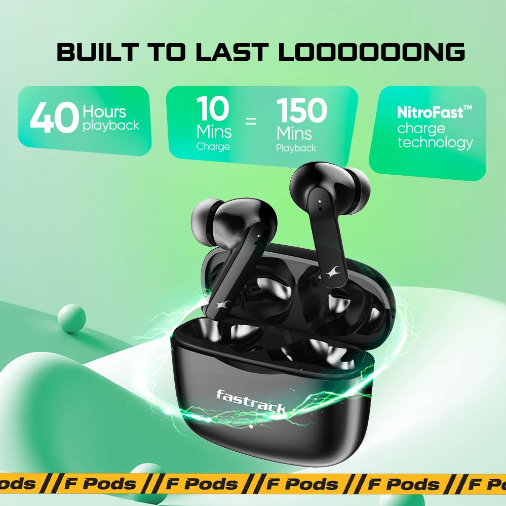 Fastrack Fpods FE100 BT5.4 TWS in Ear Earbuds