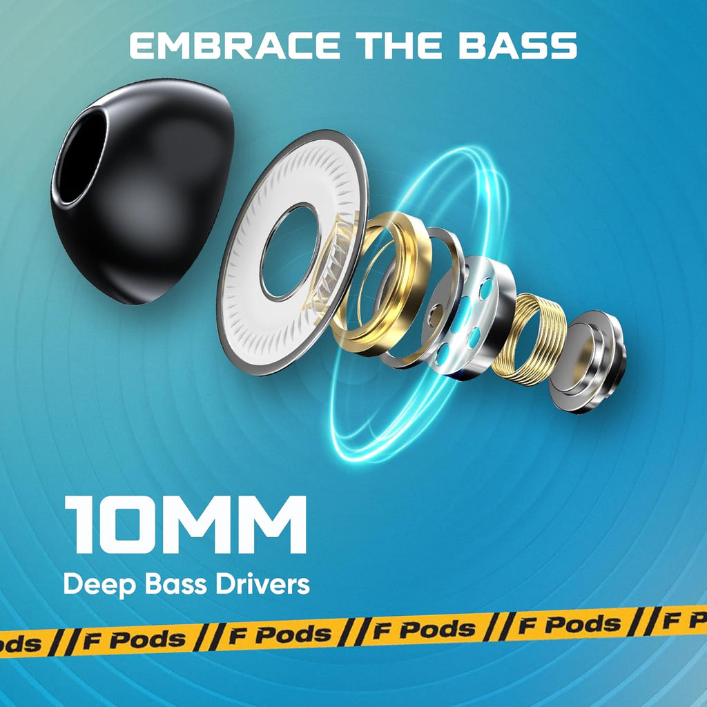 Fastrack Fpods Fx101 BT 5.4 TWS Earbuds