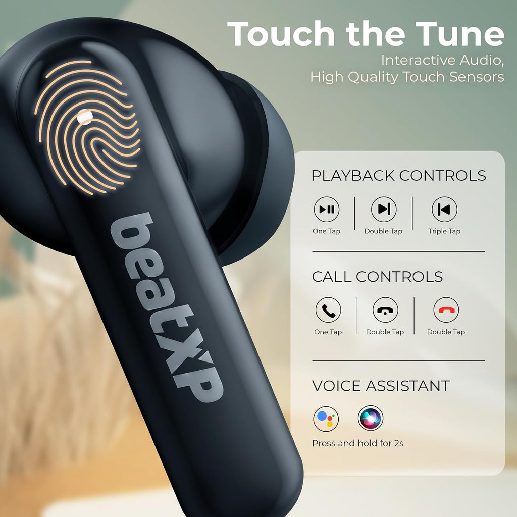beatXP Tune XPods Bluetooth TWS in Ear Earbuds with 50H