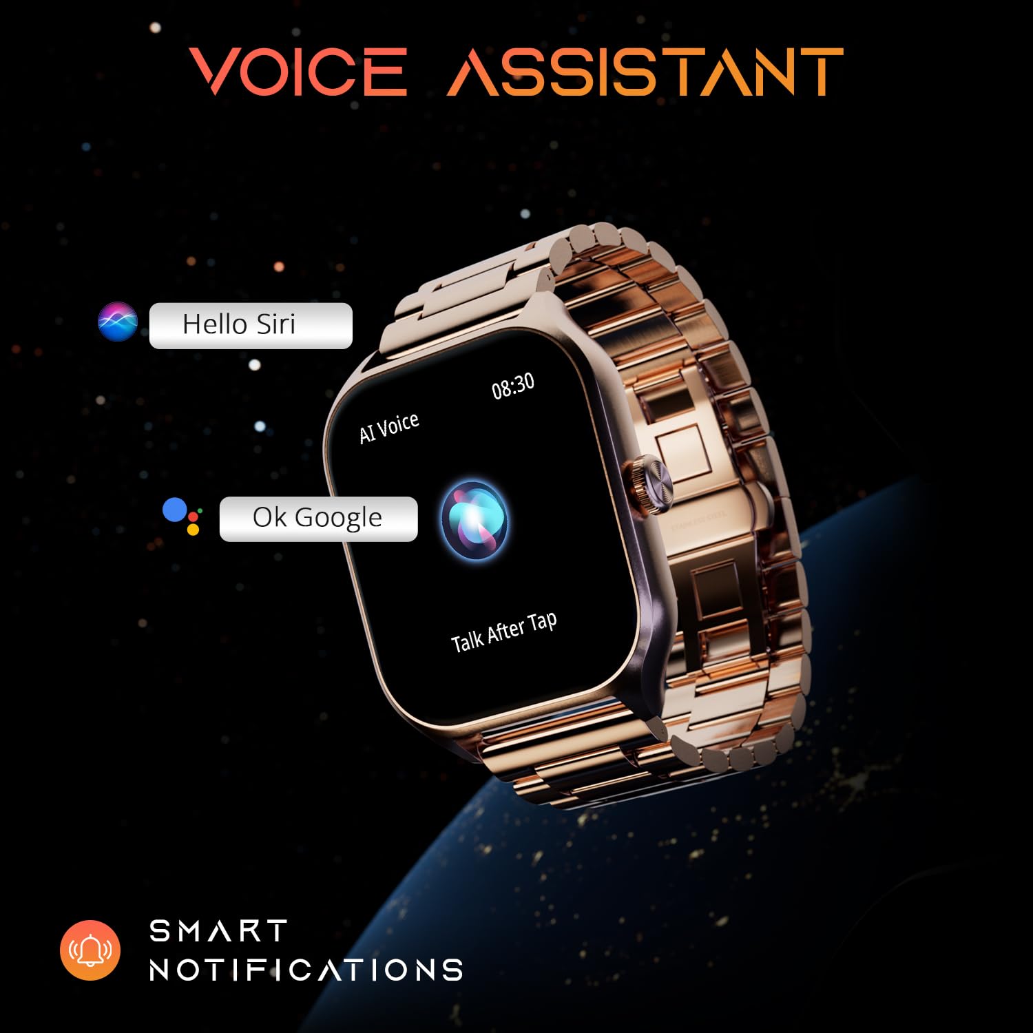 Fire-Boltt Solaris 1.78” AMOLED Always-on Display